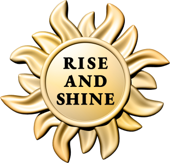 Rise and Shine gold transparent 346x332